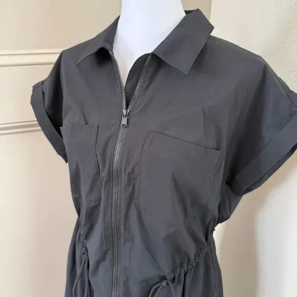 Athleta Women's Topspin Dress Athleisure Outdoors Pickle Ball Tennis - S Black - Picture 2 of 8